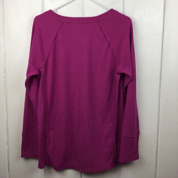 Wildfox Haley Brushed Purple V-Neck, Small - Picture 9 of 12